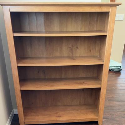 Shaker Style 5 Tiered Wooden Bookcase #1