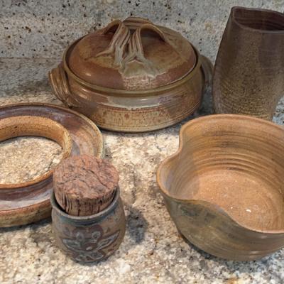 Handmade Earthenware Stone Pottery By Various Artists