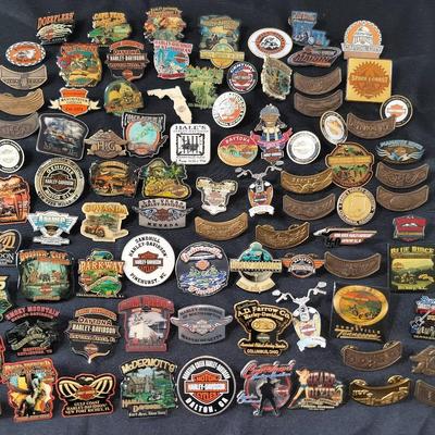 Harley-Davidson Vintage Collectible Pin Set