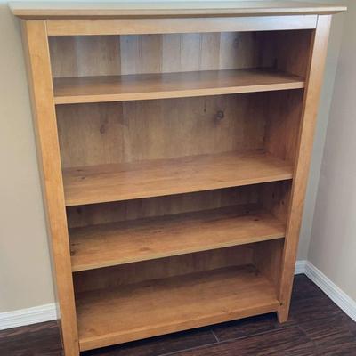 Shaker Style 5 Tiered Wooden Bookcase #2