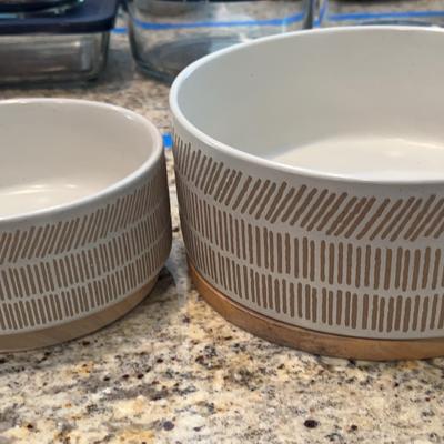 Large And Medium Dog Bowls