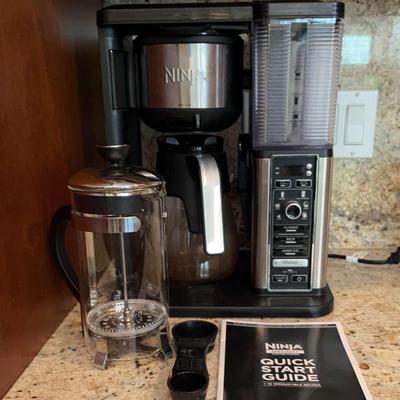 Ninja Specialty Coffee Maker And Coffee Press Working With Manual
