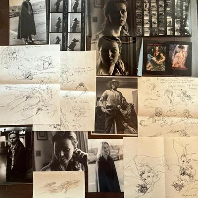 Collection Of Black & White Photographs And Hand Pen Etchings By Harry Bennett - Book Cover Photographs