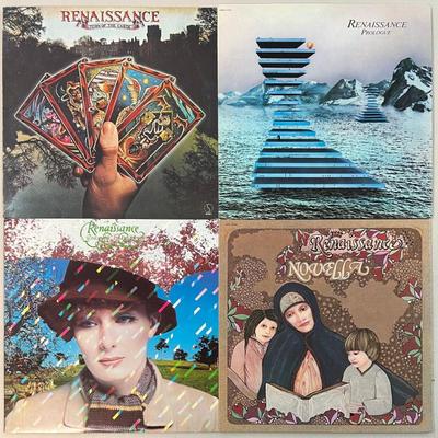 (4) Vintage Renaissance Vinyl Albums - Prologue, Turn Of The Cards, Novella, Song For All Seasons