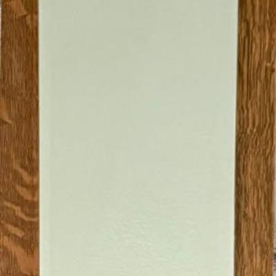 Antique Quarter Sawn Beveled  Oak Mirror 
