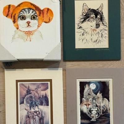 (3) Signed Prints & (1) Canvas Giclee (2) Jody Bergsma & (1) Wendland 