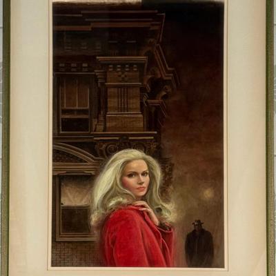 Harry Bennett Original Painting Of Fran Book Cover Style