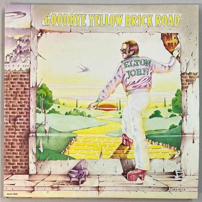 Vintage Elton John Goodbye Yellow Brick Road 1973 Double Vinyl Album