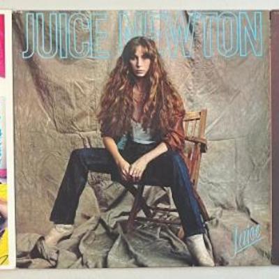 (3) Vintage Juice Newton Vinyl Albums - Dirty Looks 1983, Juice 1981, Quiet Lies 1982