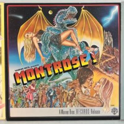 (3) Vintage Montrose Vinyl Albums - Paper Money 1974, Self Title 1973 And 1975