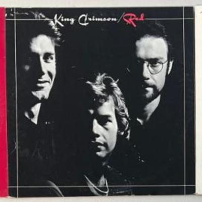 (3) Vintage King Crimson Vinyl Albums - Discipline 1981, Red 1974, Larks Tongues In Aspic 1973 