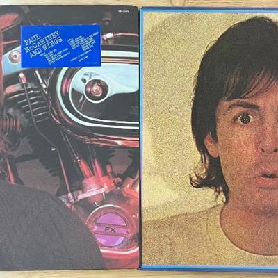 Mc Cartney II 1980 & Paul McCartney And Wings 1973 Vinyl Albums 
