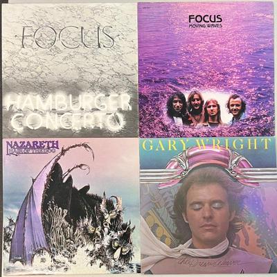 (4) Vintage Vinyl Albums - (2) Focus Moving Waves And Hamburger Concerto, Nazareth, Gary Wright Dream Weaver