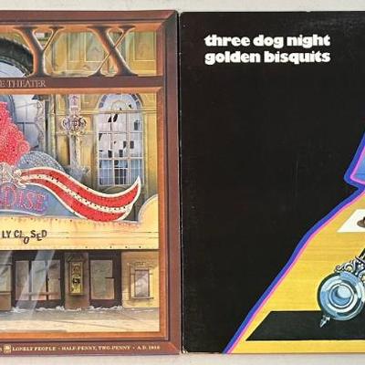 Styx Paradise Theater 1980 And Three Dog Night Golden Biscuits Vintage Vinyl Albums 