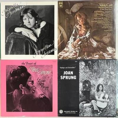 (8) Vintage Vinyl Albums - Priscilla Herdman, Sammi Smith, Joan Sprung, Vikki Carr, Crystal Gayle, And More