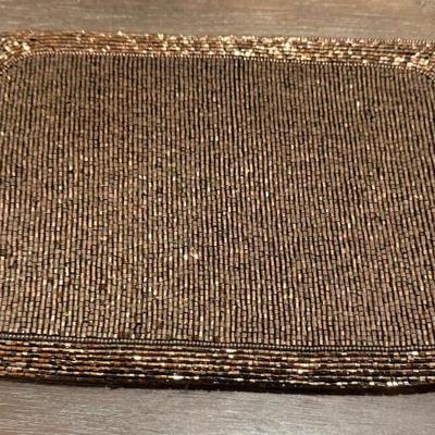 Vintage ADG Fashion Imports Full Bead Clutch