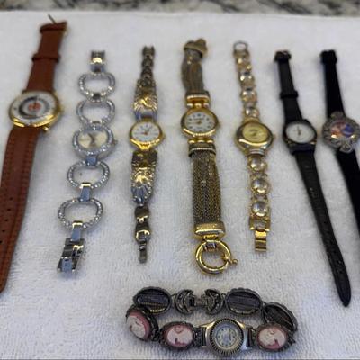 8 Vintage Ladies Watches 