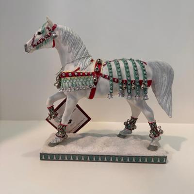 Trail of Painted Ponies Silver Bells #12235 Figurine 2006 Christmas Holiday Horse Janee Hughes HTF