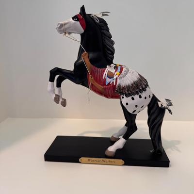 Trail of Painted Ponies Warrior Brothers Figurine 