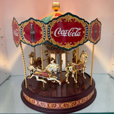 Coca-Cola Musical Carousel 1997 Franklin Mint