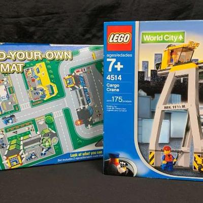 Sh803 lego world city cargo crane 4514 lego play mat