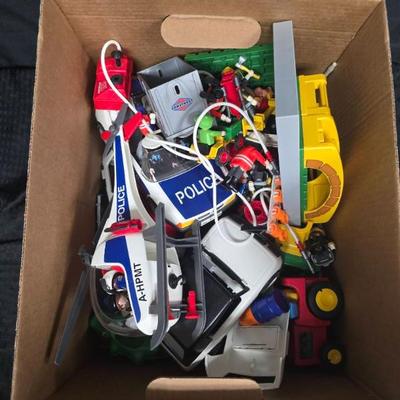 Sh344 playmobil construction and police mystery lot