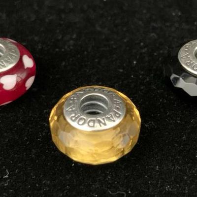 Sh920 pandora glass charms set 1