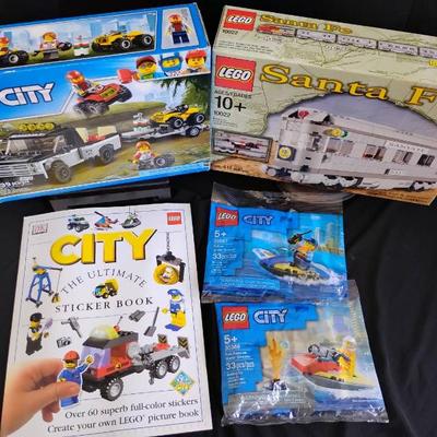 Sh815v lego city 60148 10022 30368 30567 nib value$551)