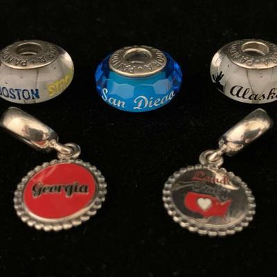 Sh934 pandora travel charms