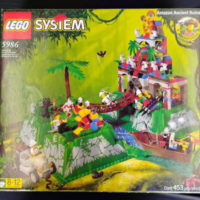 Sh551v amazon ancient ruins system lego set 5986 nib) (value $1,226)