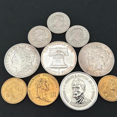 1921 Morgan Silver Dollar & More Coins