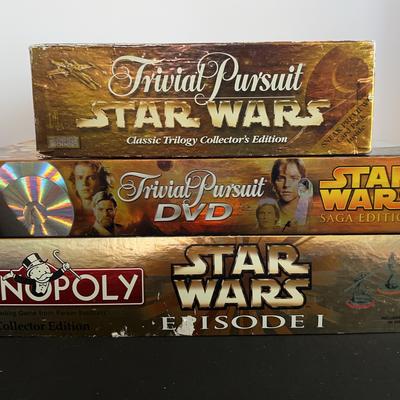 Star Wars Episode 1 Monopoly & Trivial Pursuit Games