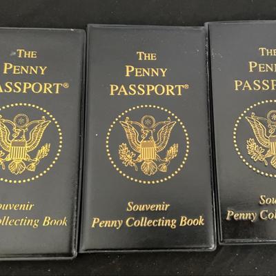 Souvenir Pennies & The Penny Passport Books 