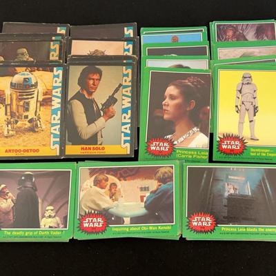 1977 Star Wars Topps Green Trading Cards & More