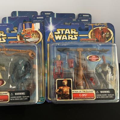 Star Wars Episode 2 Droid Action Figures