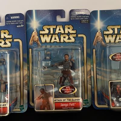 Star Wars Episode 2 Attack Of The Clones Boba & Jango Fett Figures