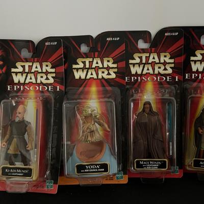Star Wars Episode 1 The Phantom Menace Jedi Figure collection