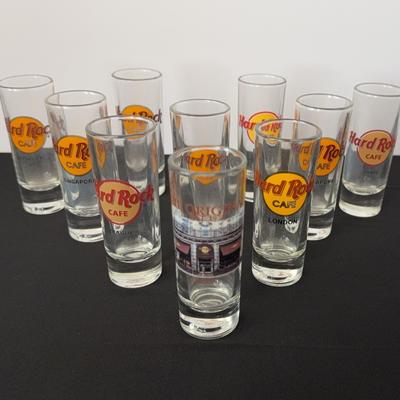 Hard Rock Cafe International Tall Shot Glasses
