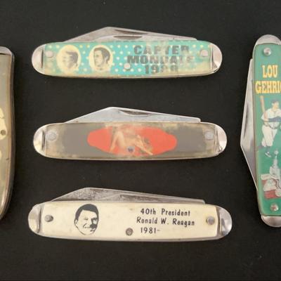 Lou Gehrig & Other Vintage Pocket Knives