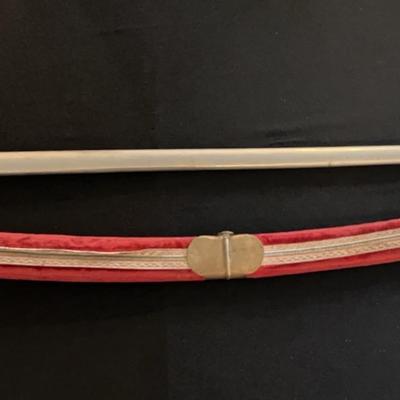 Pair Of Vintage Swords With Scabbards 