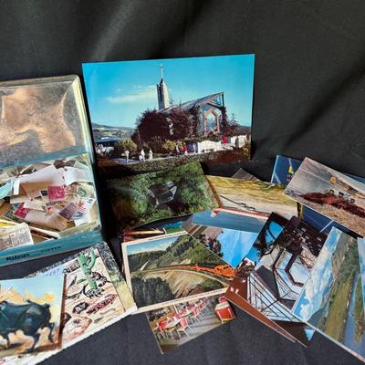 Mystery Lot: Vintage Stamp Collection + Postcards