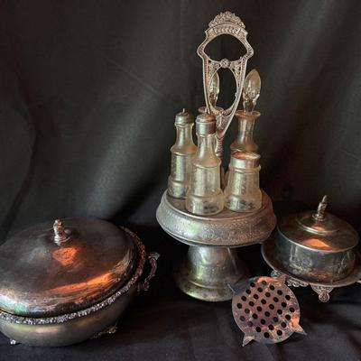 Mystery Lot: Antique Silver Plate Centerpieces