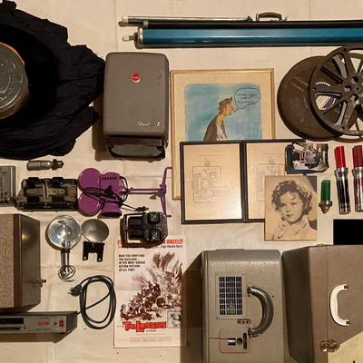 Mystery Lot: Vintage Film Projectionist Equipment and Memorabilia 