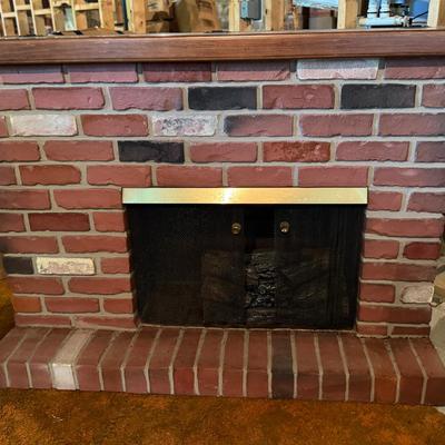 Vintage Electric Fireplace…with Hidden Bar!