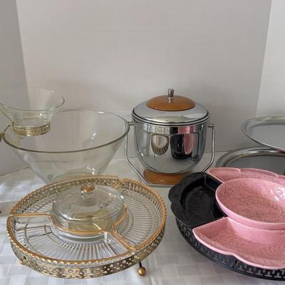 Vintage serving pieces
