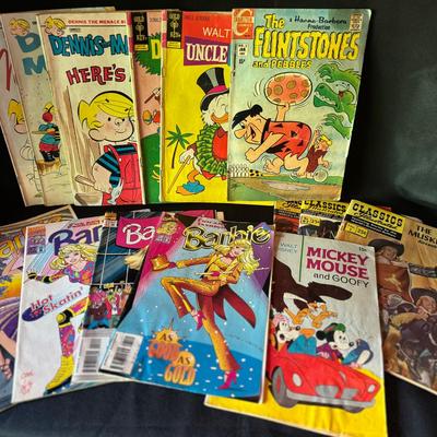 Mystery Lot: Vintage Barbie & Disney Comic Books
