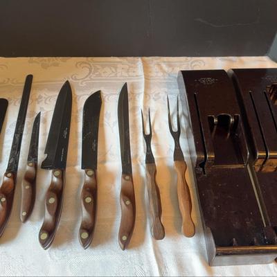 Vintage Cutco Knives And Serving Forks