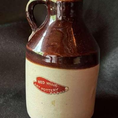 Antique Red Wing Jug Sample
