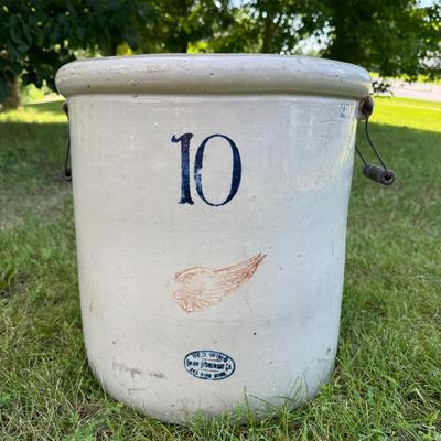 Antique Red Wing Crock (10 Gallon)