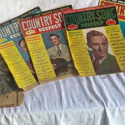 Vintage Country Song Round Up Magazines 